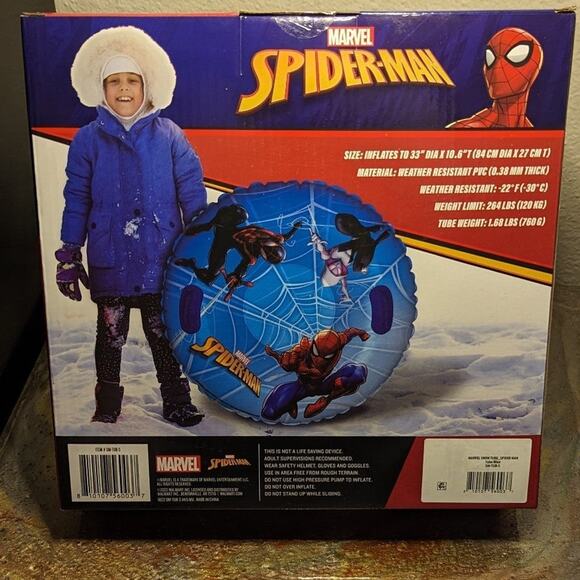 Marvel - Spiderman and Friends Snow Tube - Winter Fun- New - Picture 3 of 4